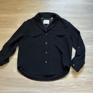 Aritzia Black Cordero Shirt
